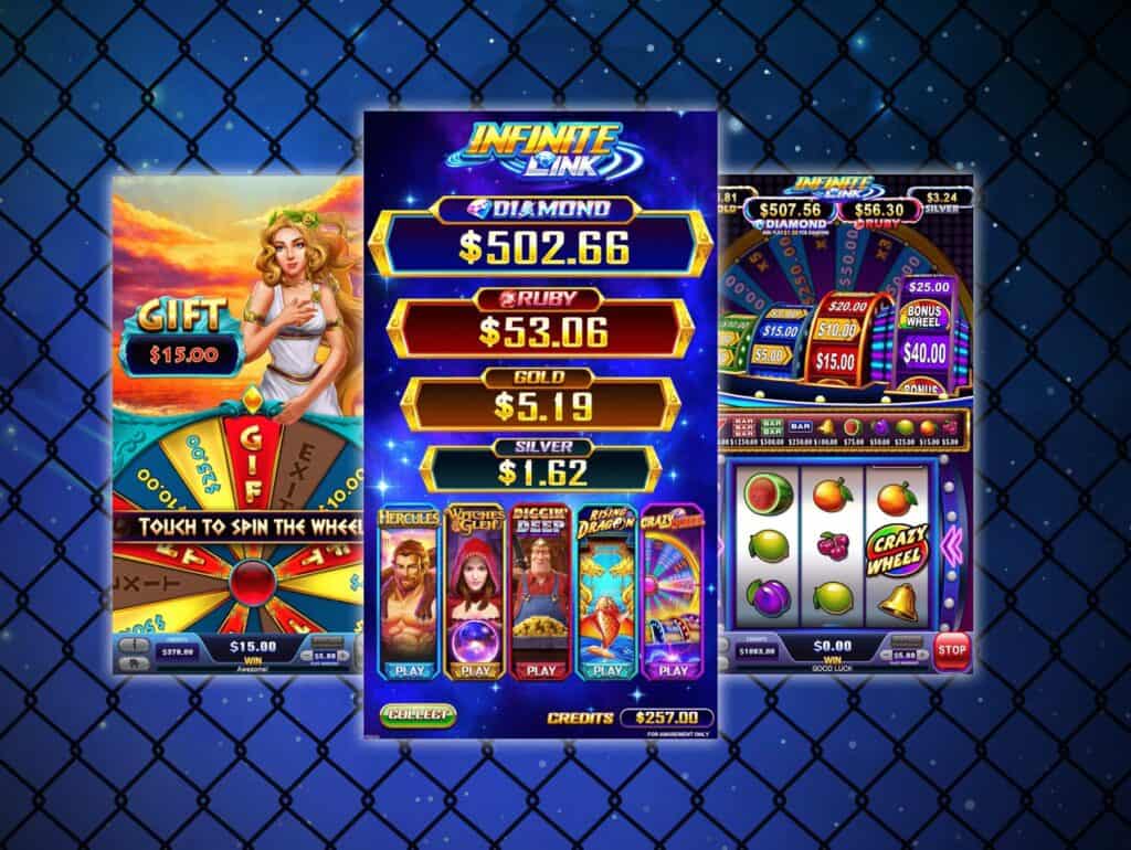 8 Line Supply vertical skill games