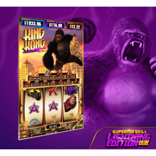 King Kong vertical skill game demo screen.