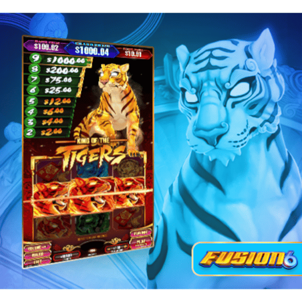 King of the Tigers nudge game preview. One of five games on the new Fusion 6.