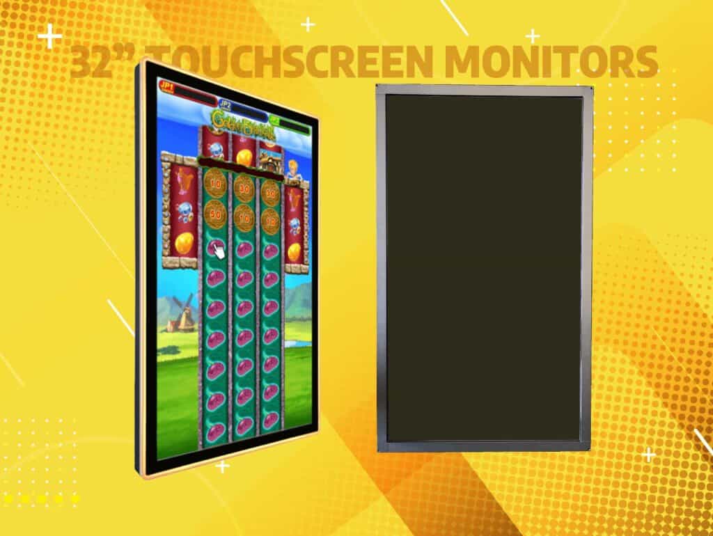 8 Line Supply 32-inch touchscreen monitor