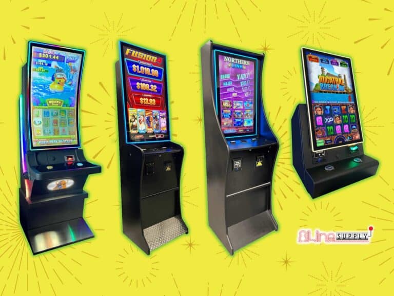 8 Line Supply gaming cabinets