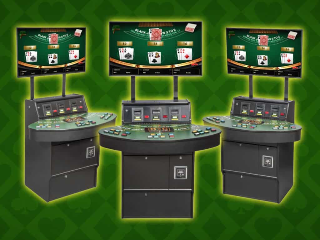 3 Player blackjack machines
