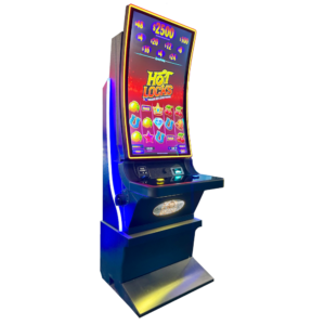 Vertical 43" Curved Screen Metal Gaming Machine