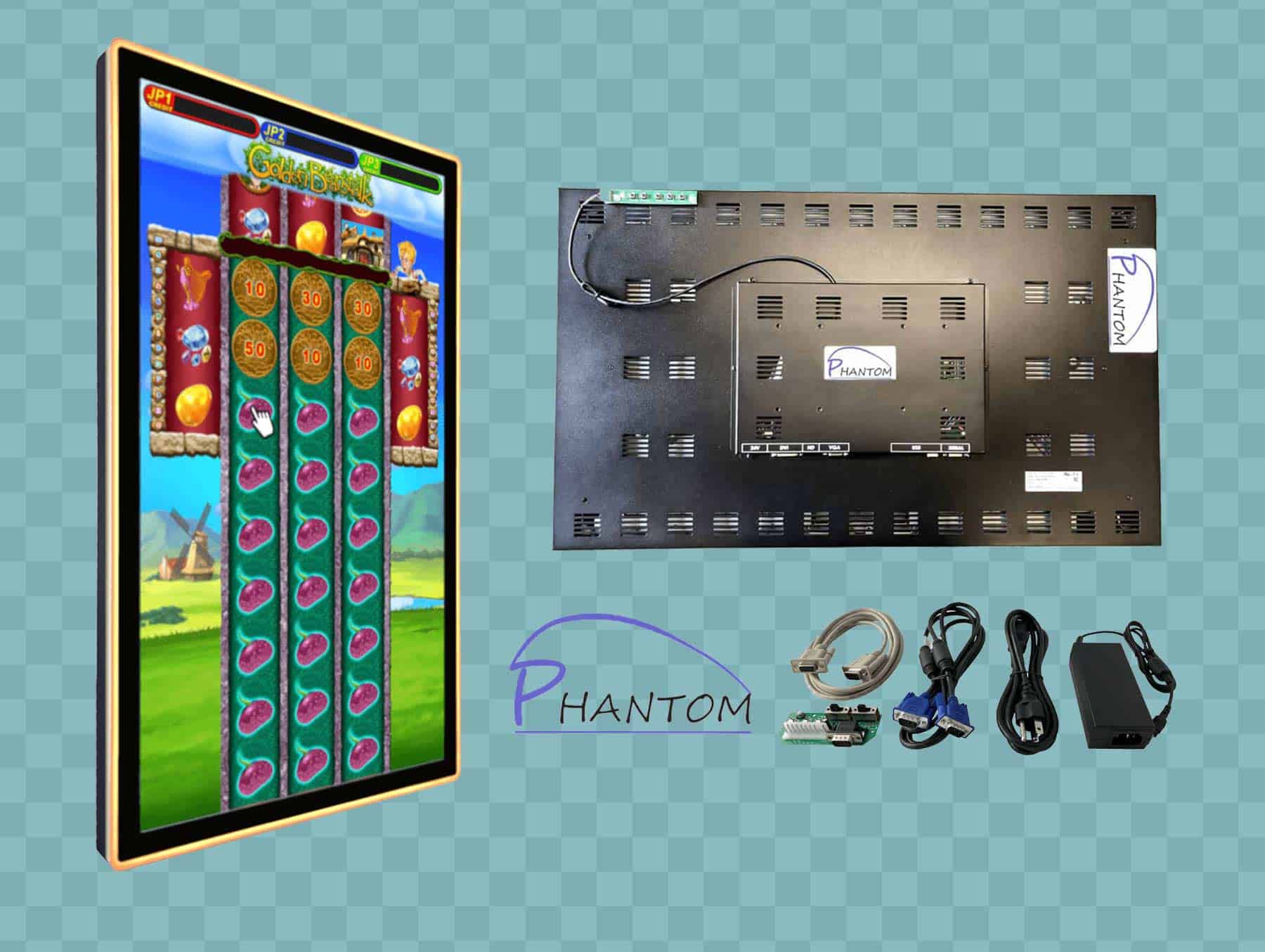 8 Line SUpply 32-inch touchscreen display